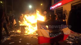Clashes between protesters and police break out in Bogota over lawyer death