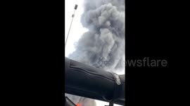 Lebanon: Massive Fire Breaks Out At Port Where Explosion Occurred Last Month 4