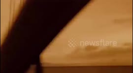 US: Time-Lapse Of San Francisco Shrouded In Orange Haze