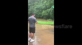 US: Massive Flooding Forces Road Closure In Washington D.C. Metropolitan Area 2