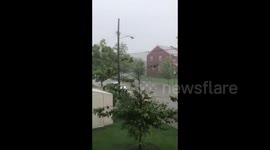 US: Massive Flooding Forces Road Closure In Washington D.C. Metropolitan Area