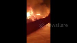 Greece: Aftermath And Relief Activity Of Fire At Moria Refugee Camp