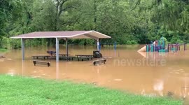 US: Massive Flooding Forces Road Closure In Washington D.C. Metropolitan Area 6