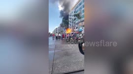 Three injured in massive explosion near hotel in southern China