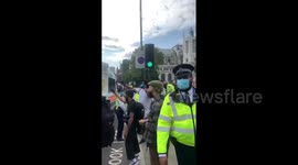 Extinction Rebellion activists march on final day of protests in London