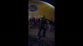 Police officer opens fire during protest over police killing in Bogota