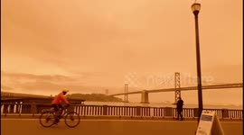 Bay bridge on September 9th, 2020.