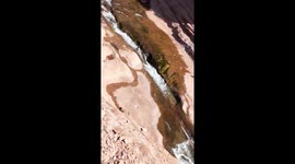 Waterslides at Slide Rock Canyon Sedona AZ