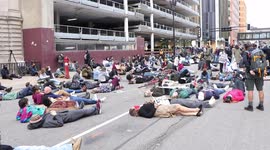 George Floyd Trial hearing protest on September 11th 2020