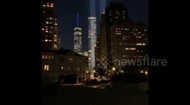 US: ‘Tribute In Light’ Illuminate NYC To Honors 911 Victims