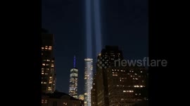 Manhattan alight to honor September 11 attacks