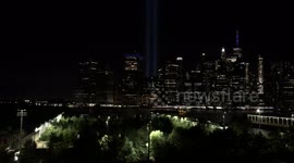 September 11 Commemoration 2020 at Brooklyn Heights Promenade in New York City