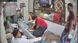 Polite robbers disinfect hands before holding up jewellery store in India