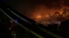 Canada: Large Fire Engulfs New Westminster’s Pier Park