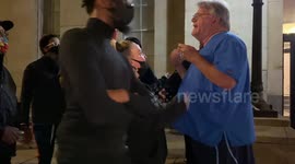 BLM protesters clash with army 'veteran' in Rochester, New York