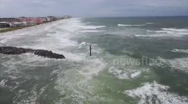 Hurricane Sally rocks Florida with huge waves and heavy rain