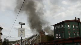 3rd Alarm, Rowhome fire 420 Centre Street, Ashland, Pa