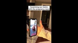 'We're pregnant!' Couple in Pennsylvania surprises moms with socially distant virtual announcement
