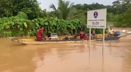 Hundreds of residents evacuated during floods in Malaysia