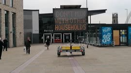 Sign in Bolton Warns commuters