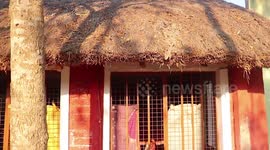 Womans are working at sunderban khadi village industrial society reason of their family earning members has been killed by tigers.