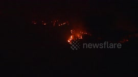 El Dorado fire in California at 17,500 acres with 54% containment