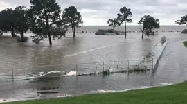 US: Storm Surge By Hurricane Sally Causes Flooding In Louisiana Coastal Area 3