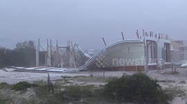 Sally wreaks havoc with 100mph winds in Orange Beach, Alabama after making landfall