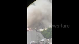 Huge 5-alarm blaze in Oakland’s Chinatown