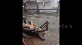 US: Docks Along Alabama Coast Sustain Heavy Damage From Hurricane Sally