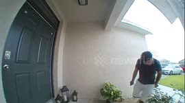 Rainy Day Slip caught on camera