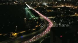 Traffic jams block Chicago streets during Mexican Independence Day celebrations