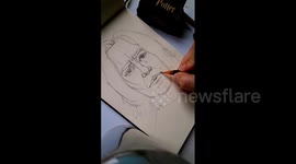 Portrait of Severus Snape from Harry Potter
