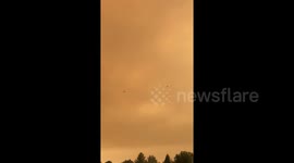 Air crews race to battle rapidly growing Bobcat Fire in Los Angeles County, causing further evacuations