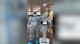 Robots provide counselling to COVID-19 patients in northern India