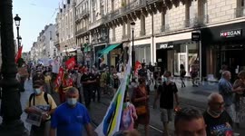 French Workers Protest Against Government's Covid-19 Handling