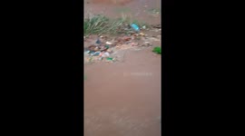 Bad road leading to eroded road