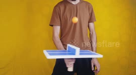 How to make a ping-pong table for one person