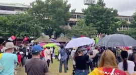 Thailand: Anti-Gov’t Protesters Stage Rally At Thammasat University Without Permission
