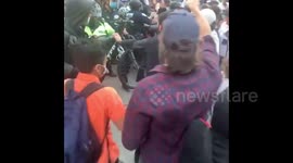 US: Anti-ICE Protesters Clash With Police In New York City 2