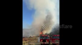 US: California Bobcat Fire Continues To Burn For 2 Weeks