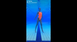 Artistic swimmer got a nickname