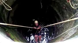 18-year-old rescued after falling into 30-foot-deep well in southern India