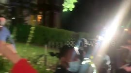 'Replacement protesters' hold rally outside Lindsey Graham’s home in Washington, D.C.