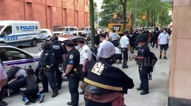 NYPD arrest protesters during anti-ICE rally in New York City