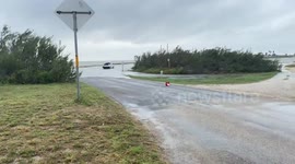 Tropical Storm Beta lashes Texas and floods roads