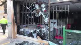 Colombian protesters clash with anti-riot police in Bogotá