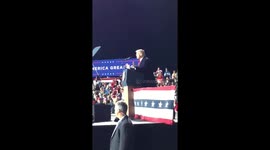 This is the moment President Trump dances to The Village People hit 'YMCA' at Ohio rally