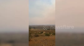 Bobcat Fire Haze Fills Sky In Palmdale, California