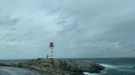 Hurricane Teddys - Peggys Cove, Nova Scotia